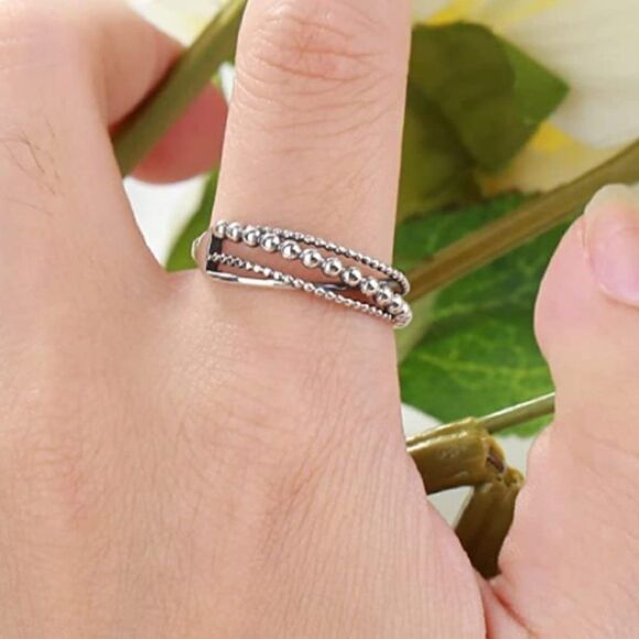NEW 925 Sterling Silver Stackable Ring - Picture 2 of 7